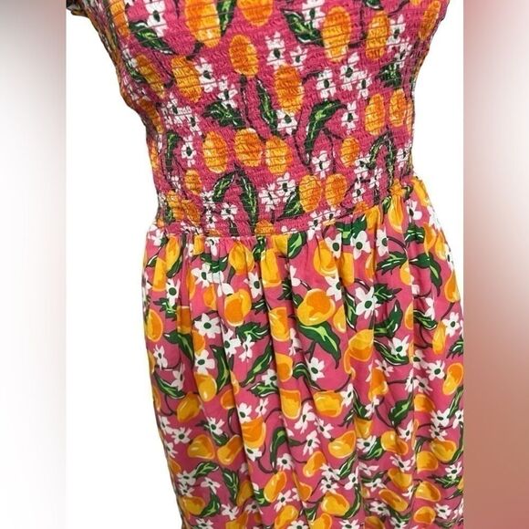 Draper James Orange Blossom Smocked
Sundress Tie Sleeves small orange yellow - Picture 7 of 12